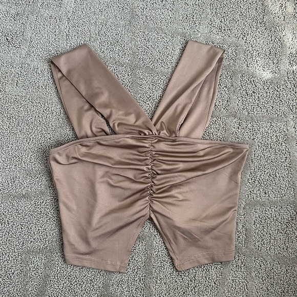 Halterneck Ruched Top - Picture 4 of 5